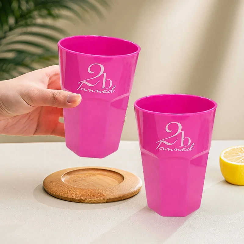 wholesale plastic AS glasses with custom printing disposable plastic cups