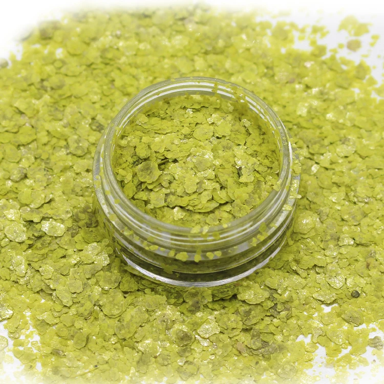 Китайский производитель, насыпные натуральные Порошковые слюдяные пигменты, синтетические слюдяные хлопья