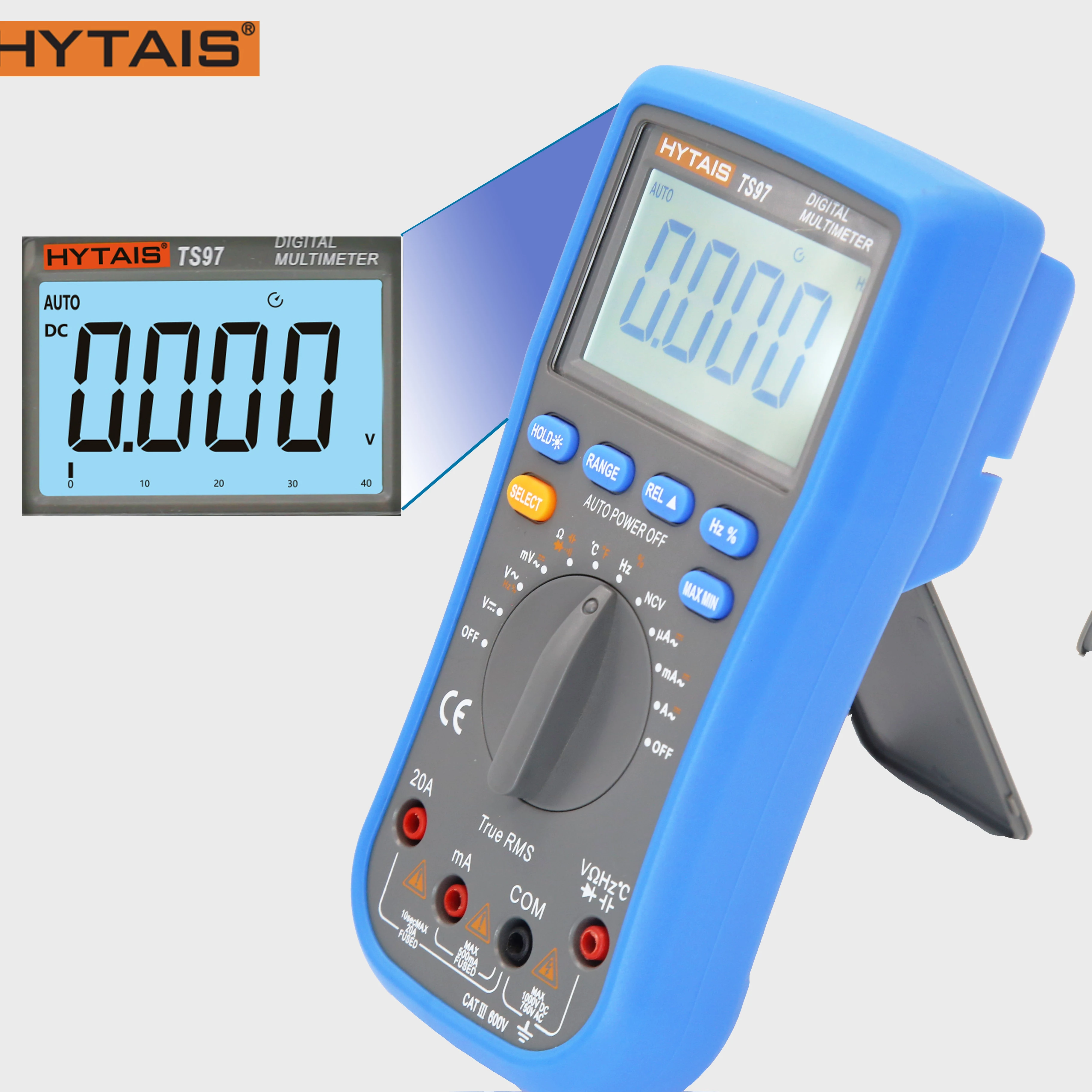 HYTAIS TS97 Digital Multimeter With LCD Data Retention multitester Smart Auto Range Function
