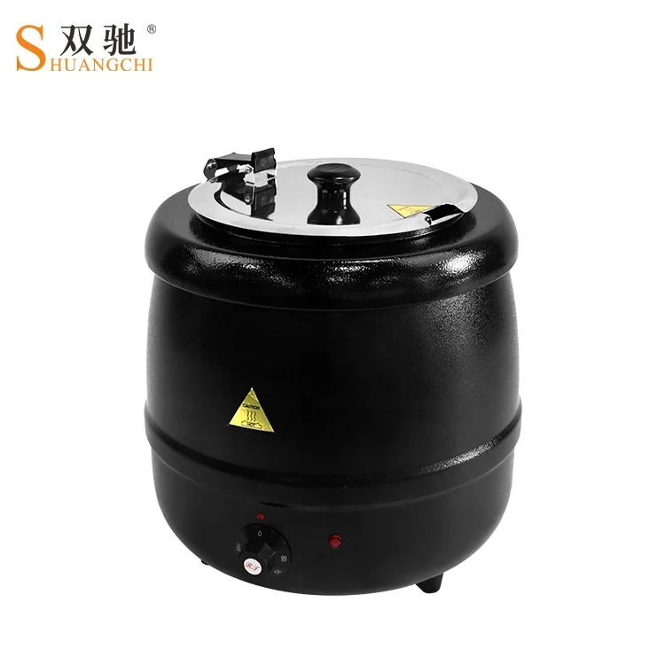 10L electric soup kettle heating soup machine warming boiling water pot commercial kitchen equipment 220v 110v