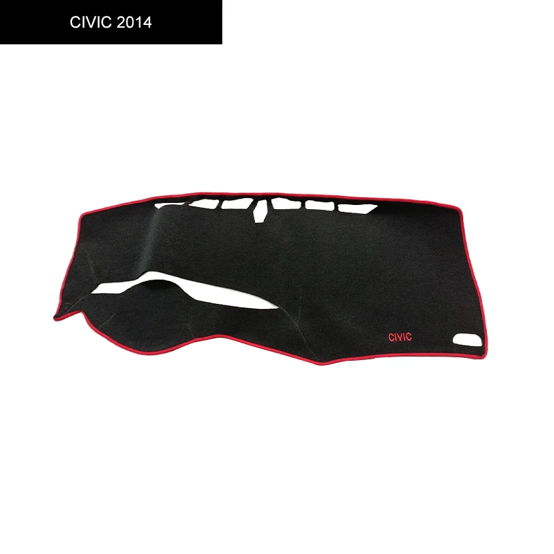 Car dashboard accessories Fiber Instrument frame fit CIVIC 2014 dashboard Cover