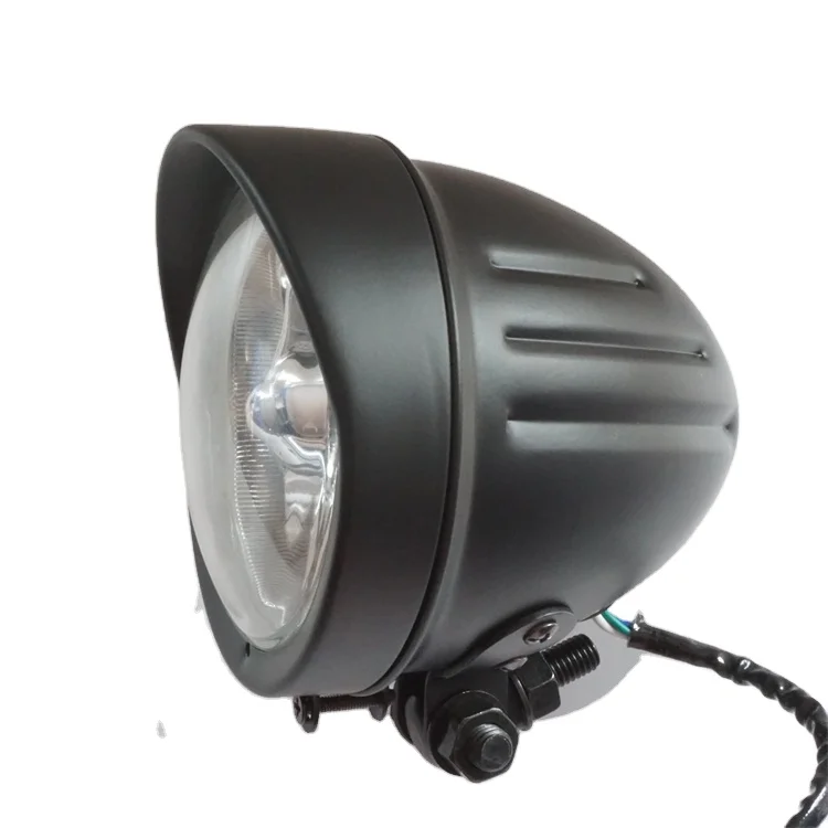 Универсальные Автомобильные светодиодные фары E-mark, черные, серебристые, 5 Вт, 12 В, 4,5 дюйма