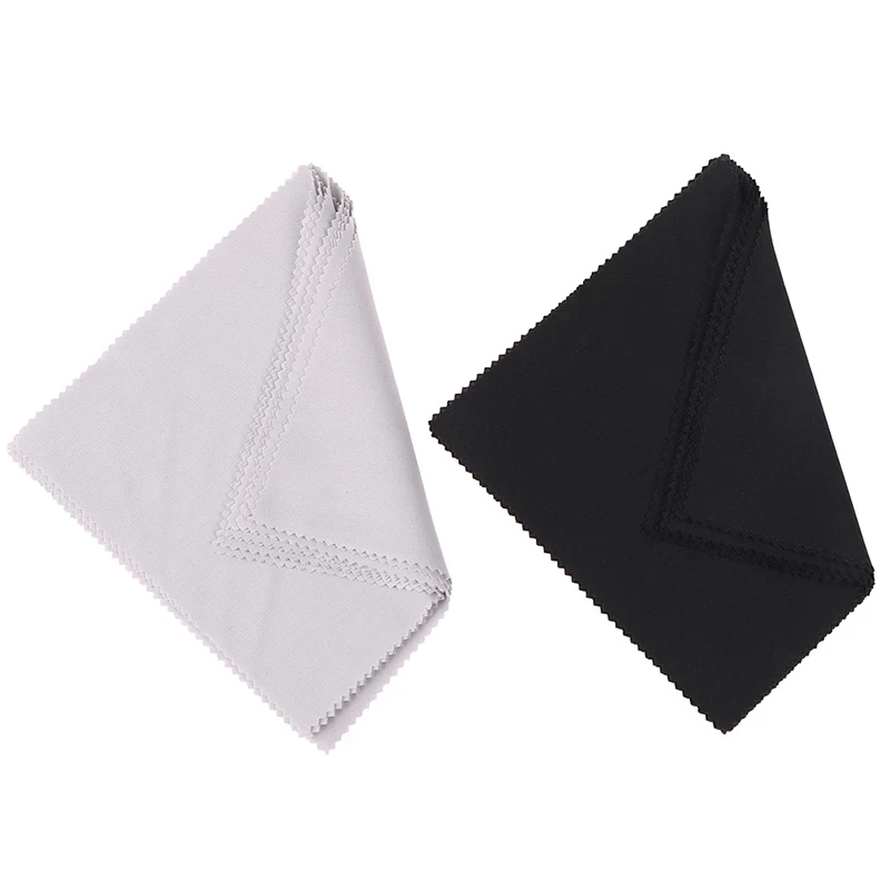 Microfiber Cleaner Cloths Customize Logo Gray Glasses Cloth  Cleaning Glasses Lens Eyeglasses Cloth 15*15CM