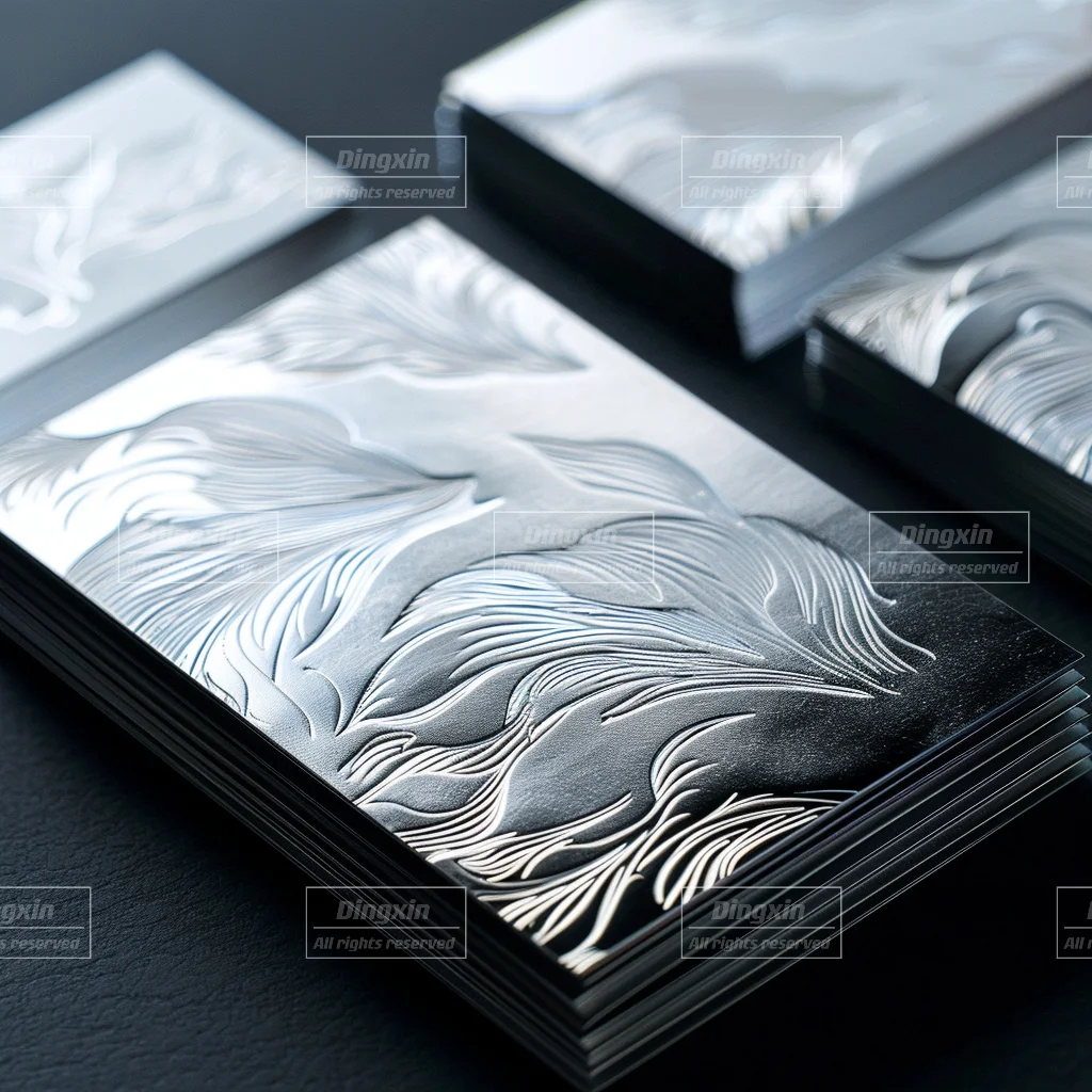 Wholesale Luxury Metal business card Die casting and Engraved NFC Metal Namecards