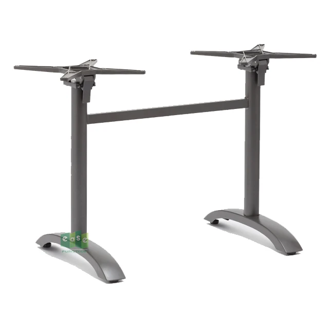 (E9810) Cheap outdoor coffee metal dining furniture aluminum table legs