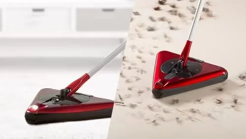 Fast Sweeper Powerful and Lightweight Sweep with Light Triangular, cordless, lightweight, rechargeable floor cleaner