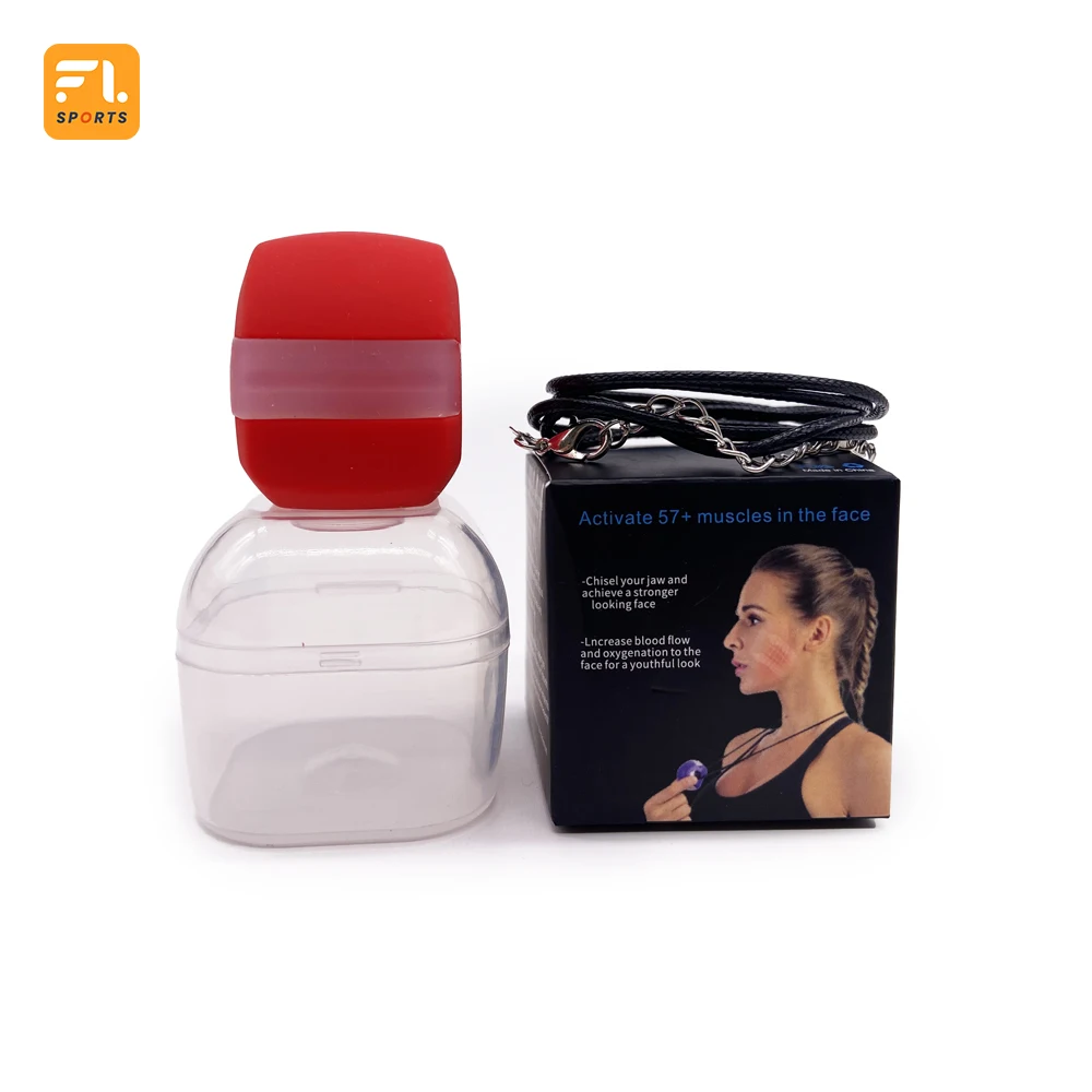 Hot Sale in Stock 3-resistance Levels Face Muscle Silicone Jawline Exerciser for Men Jawline Exercise Stress Ball Jawline Shaper