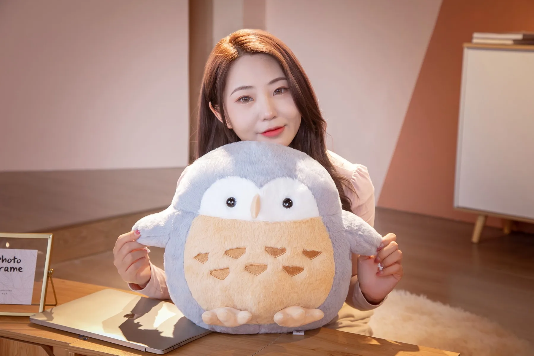soft Owl Doll Cartoon Plush Toys Creative Pillow Dolls Rag Doll Stuffed Animal Toys  for Kids