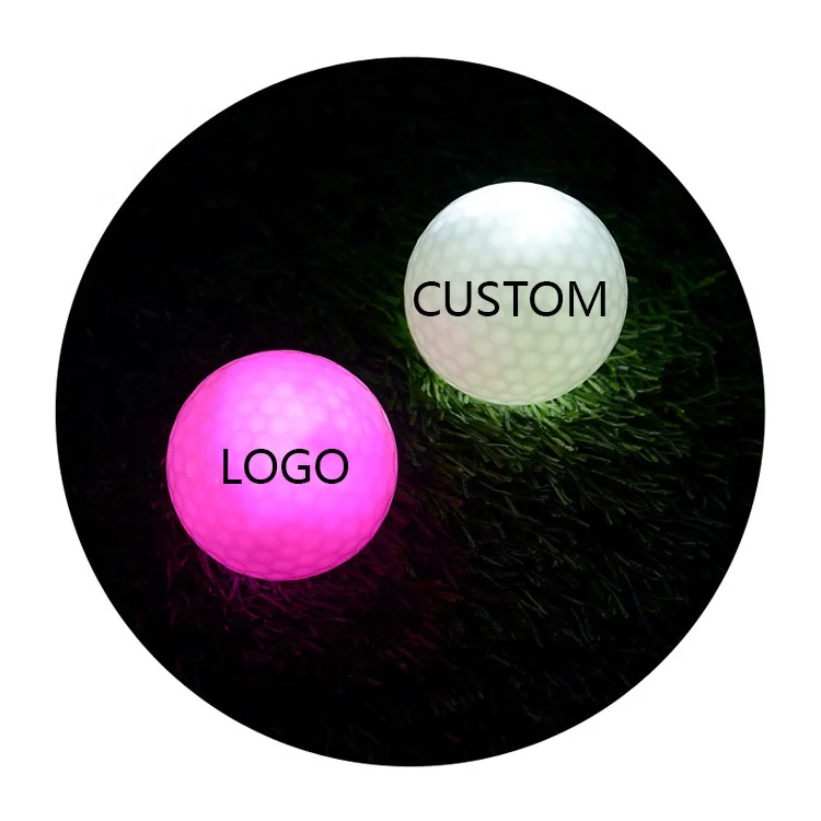 High Quality Golf Ball Led Glow Golf Driving Range Balls Outdoor Night Light Practice Training Golf Balls
