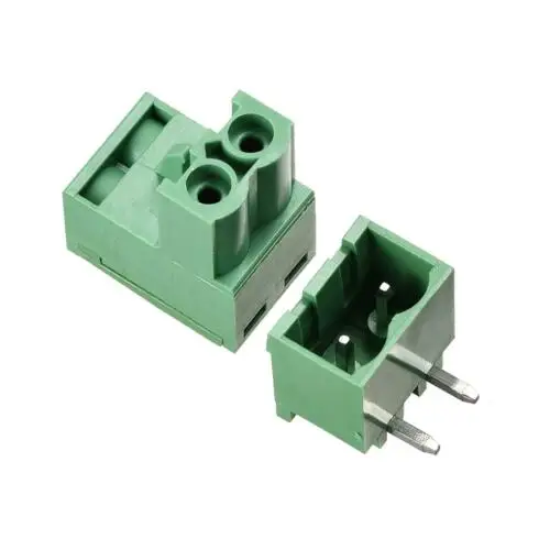 5.08mm Pitch Right Angle PCB socket Screw Terminal Block male female  Solder Termination Connector