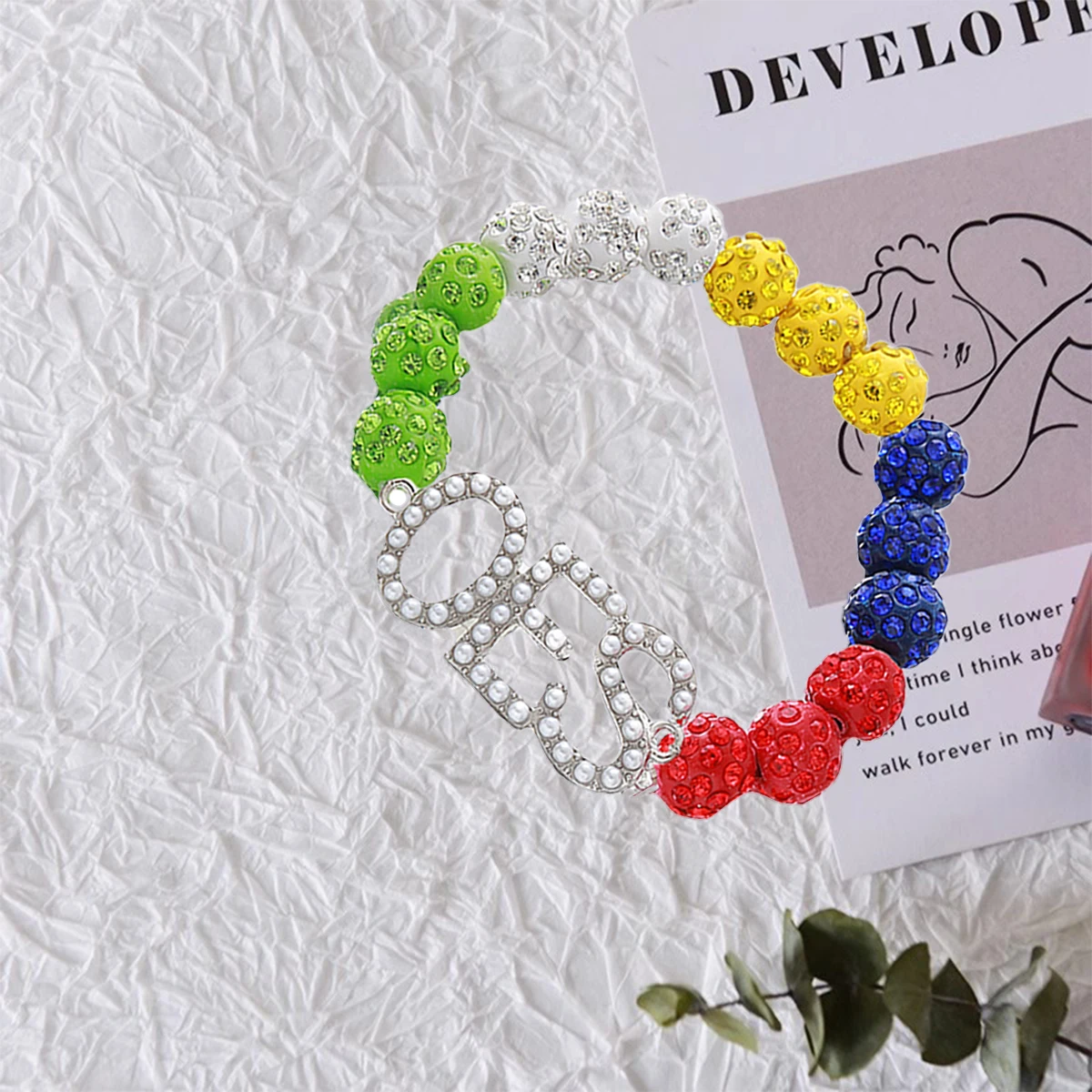 Mason Social Members Gifts Letters Order The Eastern Star Symbol OES Bracelets Jewelry