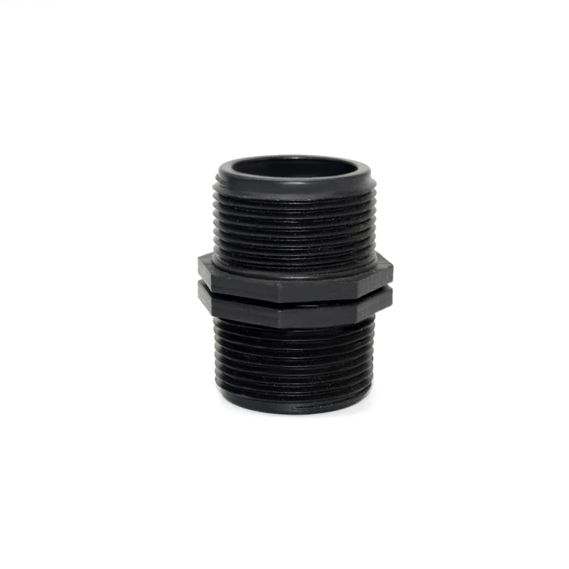Male thread nipple tube connector for PE pipe rain pipe agriculture irrigation