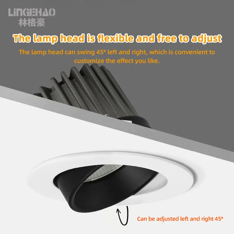 LED Downlight Manufacturer Surface Mounted Down Light Front Replace Bulb Ceiling Light Modern Style Spotlight