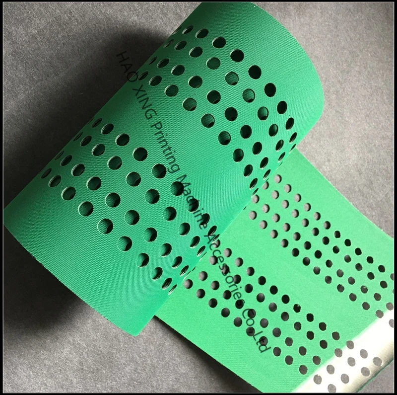 3100 * 195mm KBA conveyor belt, green conveyor belt, press accessories, suction conveyor RA106 belt, offset press parts 105 6