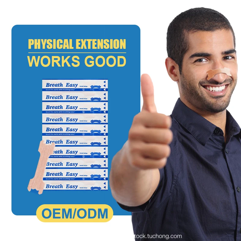 Customized Anti-Snoring Nasal Patch Breathe Right Nasal Strips Original Manufacturer