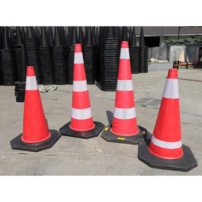 90cm Orange color EVA Flexible Traffic Road Safety Cone