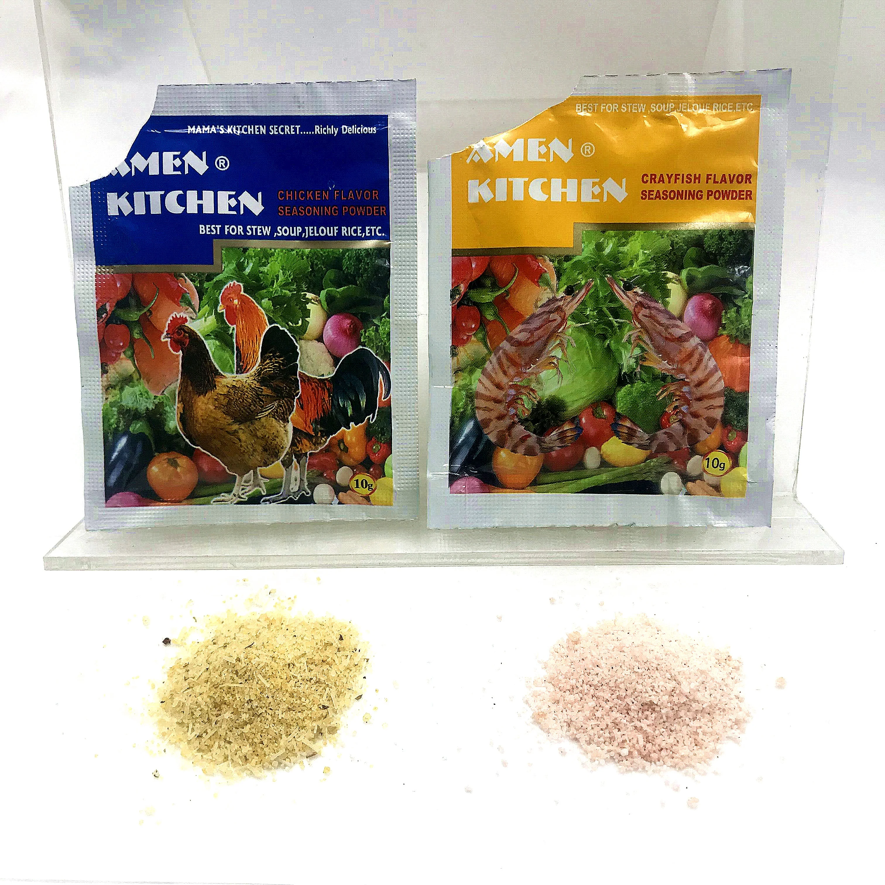 Seasoning Powder Delicious 4g 10g 12g Shrimp beef chicken lamb garlic fish Flavor Seasoning Cube Powder