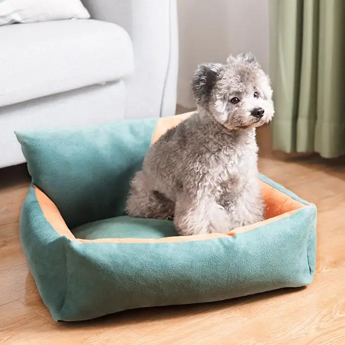 Can disassemble and wash small and medium-sized dog pet litter pad winter warm cat house dog bed