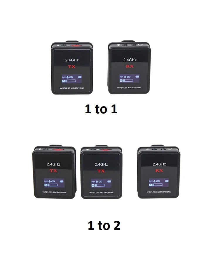 2.4G Lavalier Microphone Wireless Mobile Phone SLR Camera Outdoor Street Shooting Interview Teaching Noise Cancelling Microphone