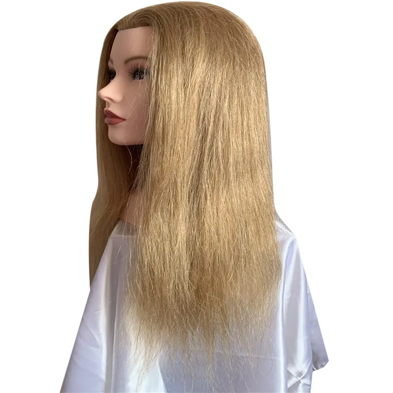 Factory wholesale cheap 100% human hair cheap asian custom female hairdresser salon training head mannequin for beauty school