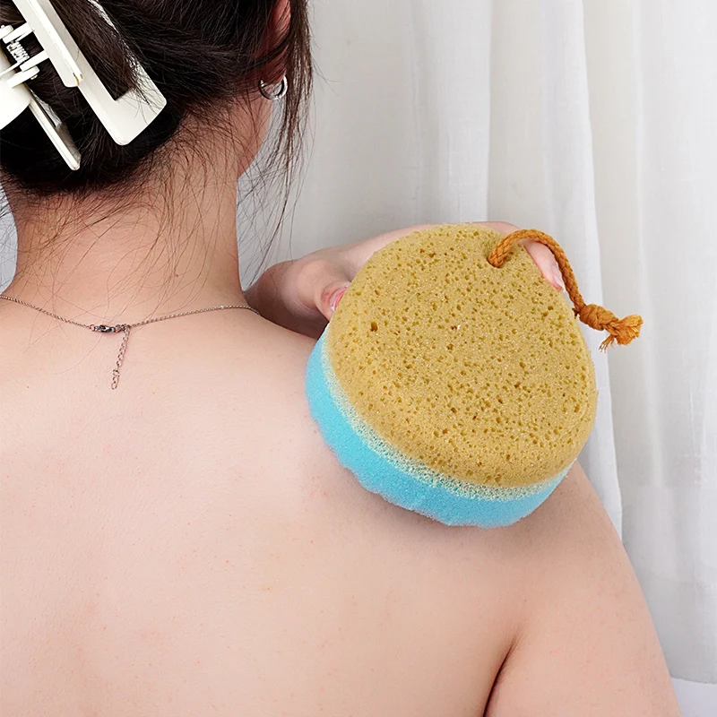 High Foam Body Shower Sponge Exfoliating Scrub for Bathing & Back Cleaning Bath Brushes Sponges & Scrubbers