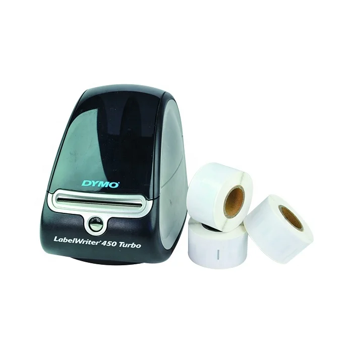 Dymo Labelwriter 450 все модели рулонов этикеток LW 99010-99019 черно-белая термальная этикетка стандартные адресные этикетки для