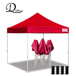 Cheap Portable 3x3 Folding Pop Up Gazebo With Side Walls Printed Canopy Tents For Trade Shows Steel Outdoor Waterproof/
