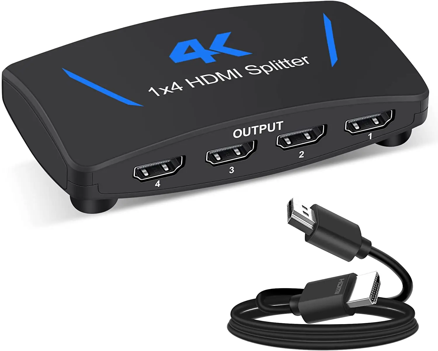OZF4C 1x4 1 in 4 out 4k 30hz 1080p 3d hdmi splitter 1 in 4 out 4 way HDMI Splitter