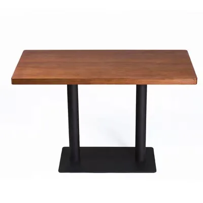 light luxury Retro Industrial American Restaurant Sets Vintage Style Wooden Dining Table And Chair Cafe Solid Wood Chairs Set