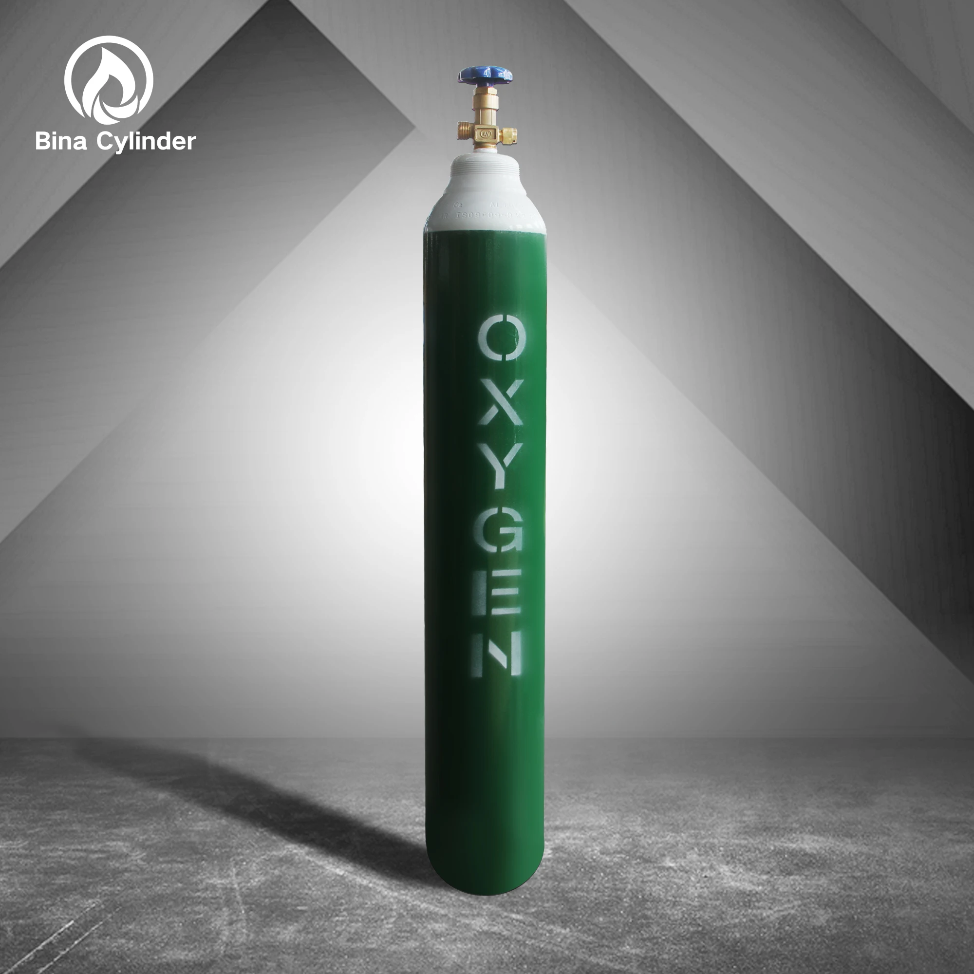 China factory BINA production 15L medical oxygen cylinders are exclusively for Indonesia