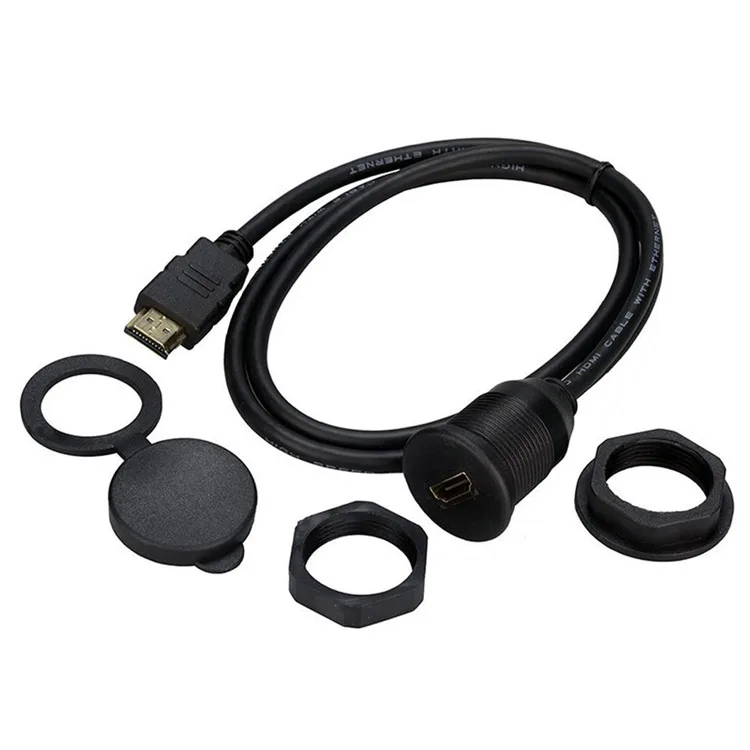 USB cable Round single port mobile flat HD 2.1 Video cable for phone to TV