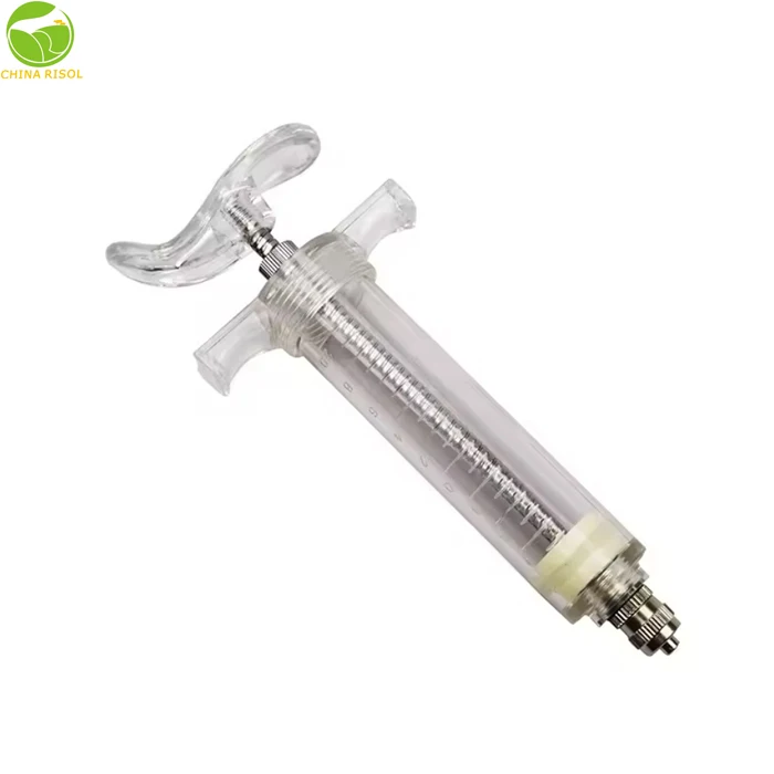 10ml 20ml 30ml 50ml blue tpx adjustable veterinary syringe
