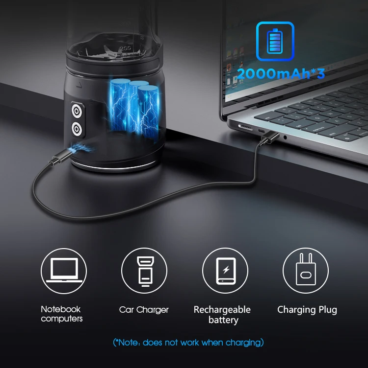 Factory New Design Best Selling 700ml rechargeable sports powerful blender