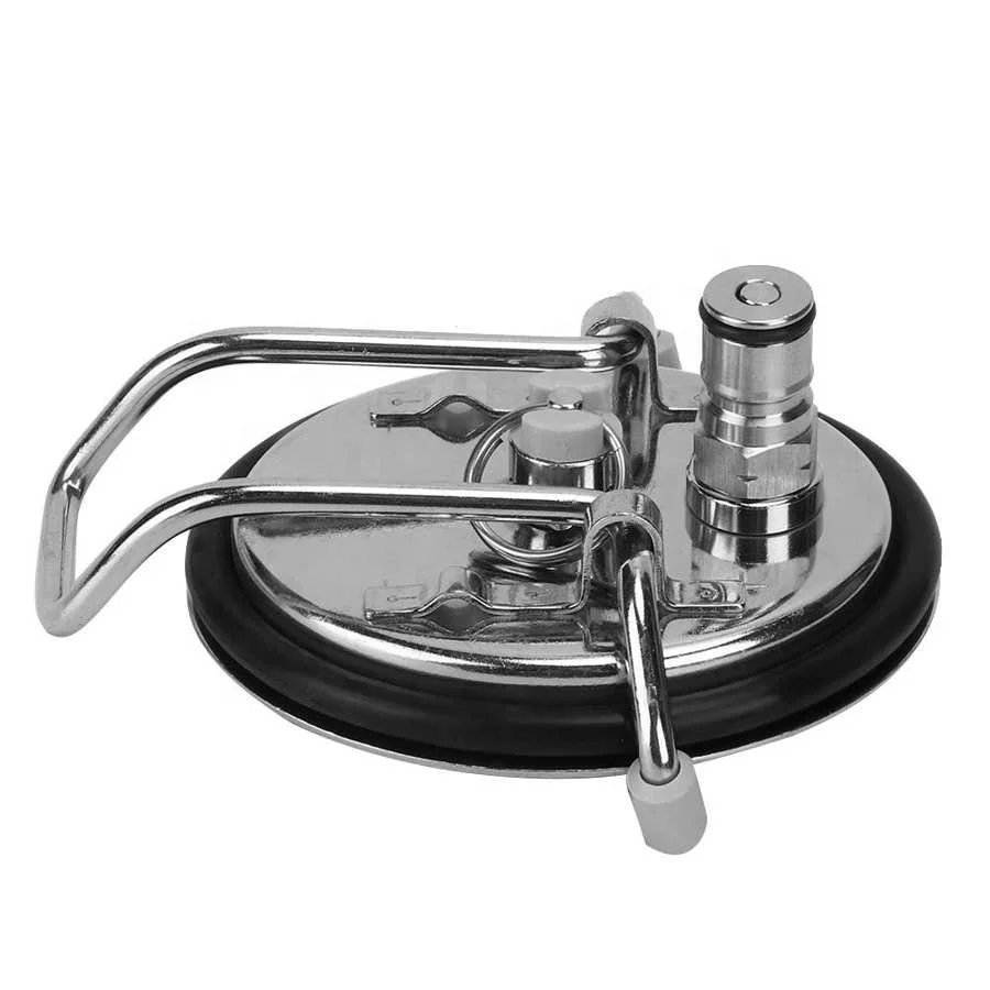 Stainless Steel Ball Lock Beer Keg Lid Corny Keg Lid Homebrew Wine Barrel Cover Beer Keg Cap Replacement Accessories