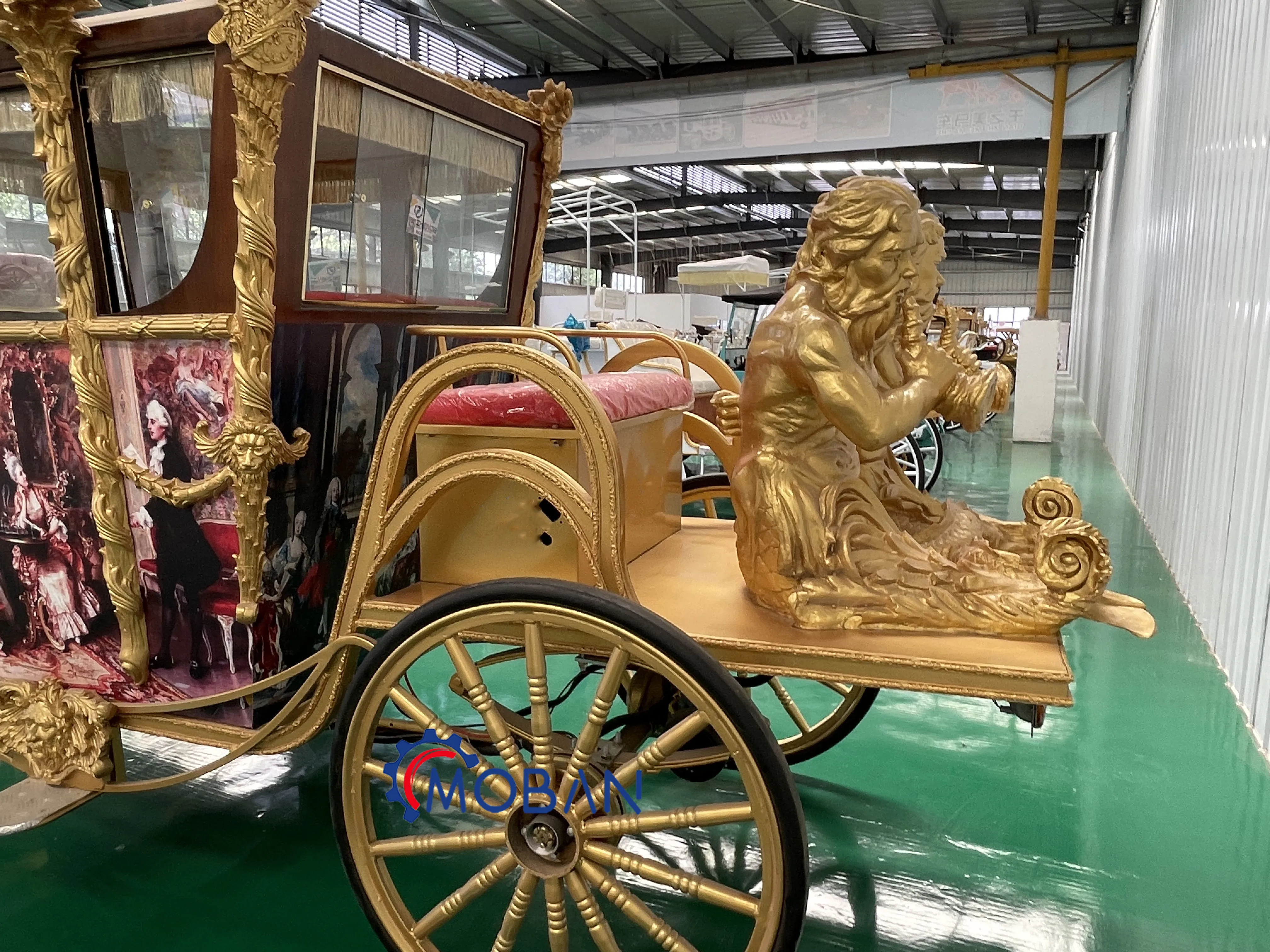 Hot Sale Travel Sightseeing Carriage Trolley Royal Horse Wagon Victoria Wedding Royal Horse Carriage On Sale