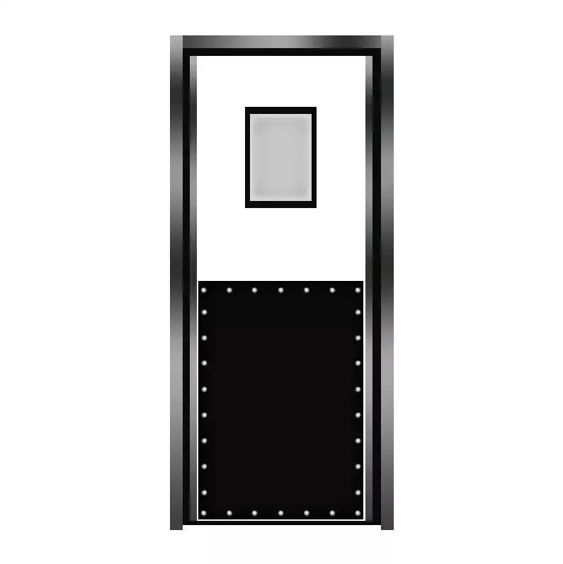 Collision free door Stainless steel swing door