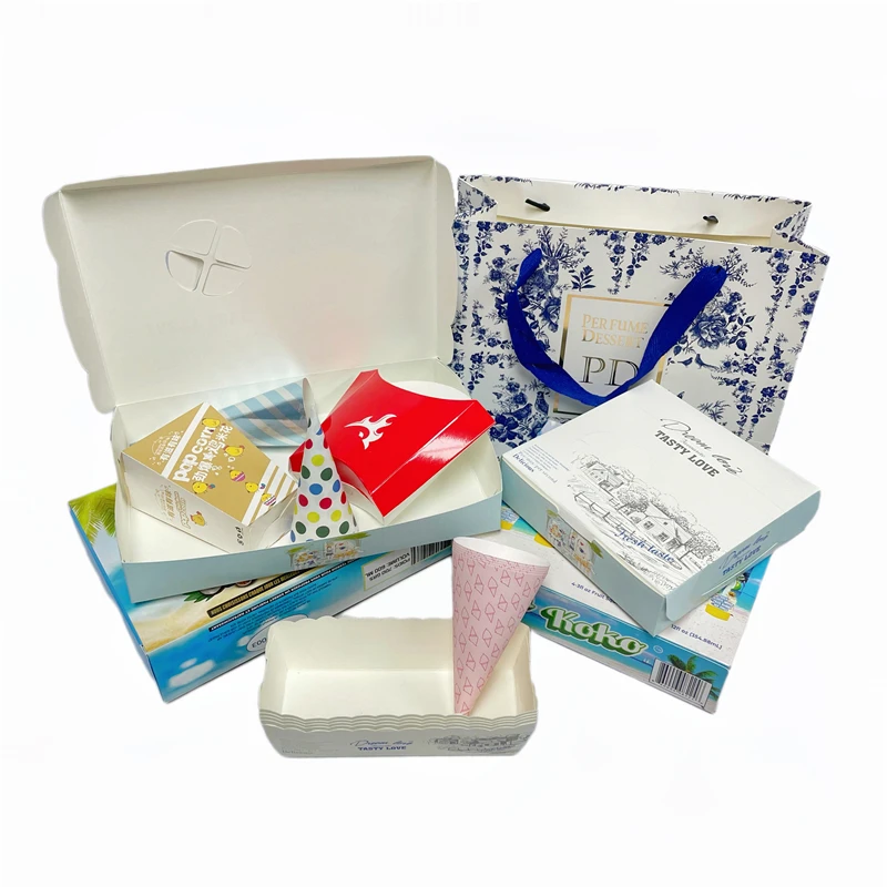 customized cardboard paper box paper container boxes food packaging cardboard paper display box promotional cardboard