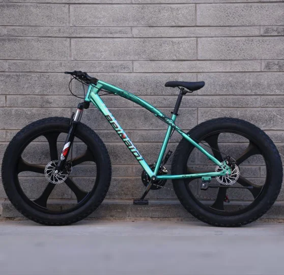 Cheap High Suspension Mountain Bikes Bike 26' 21 Speed Fat Tire Bicycle