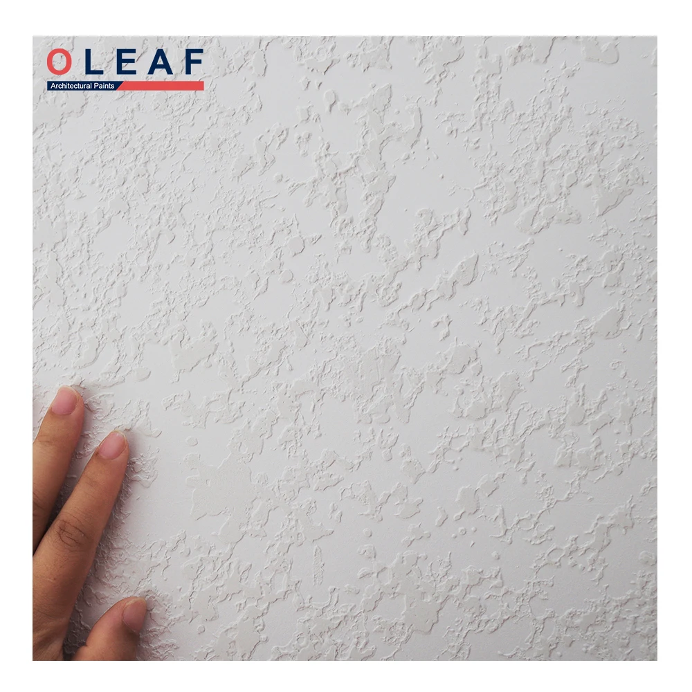 
 Выход от производителя на водной основе, проект декора «сделай сам», выбрызгивающая плоская текстурная настенная краска для строительства гипсокартона  