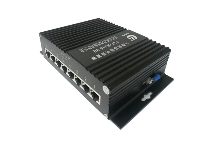 8 ports RJ45 SPD 10/100/1000m speed surge arrester enthernet surge protection device