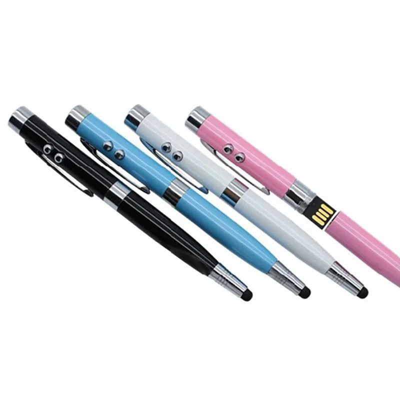 Hot Sales Promotion Gift Pen Stick Touch Screen U disk OEM 1GB 2GB 4GB 8GB 16GB 32GB 64GB 128GB Custom USB Flash Drives