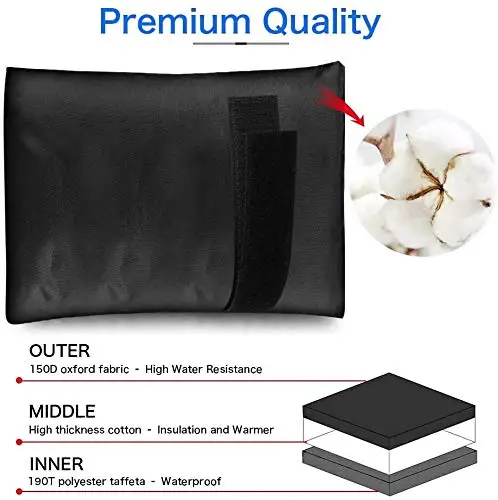 Thickened oxford cloth outdoor courtyard winter rain and snow resistant tear resistance low temperature faucet protection cover