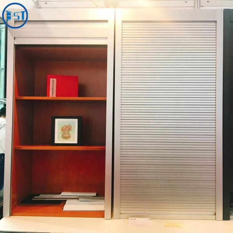 factory direct supply slats pvc rolling shutter abs Kitchen tambour door