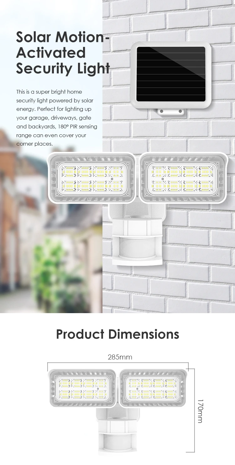 the fine quality Security Lights Solar Powered Pir Outdoor Motion Sensor Light Led