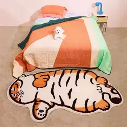 doormat rug circle kids shaggy carpet tiger and anime area rugs living room rugs large anime products