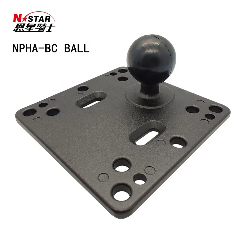 N-STAR VESA Agricultural RAM Mount Industrial tablet computer base navigator 1.5 inch ball adapter large square plate base