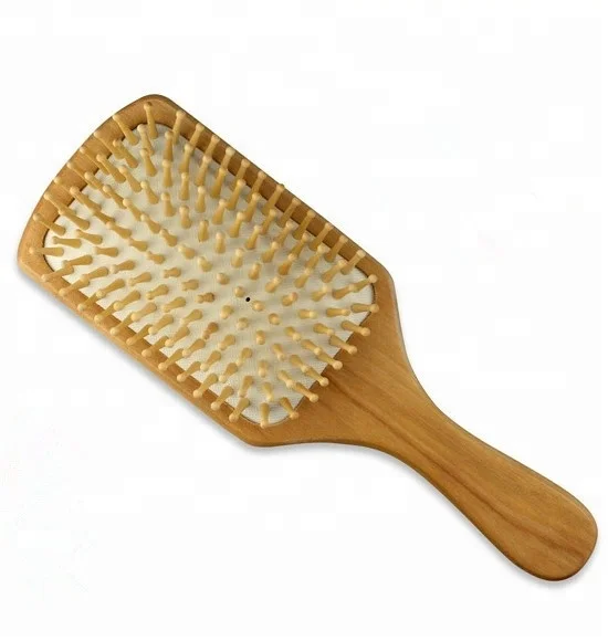 Hot Sale Massage Comb Hair Brush Customized Logoskin Friendly Wood Hair Comb With Custom Logo