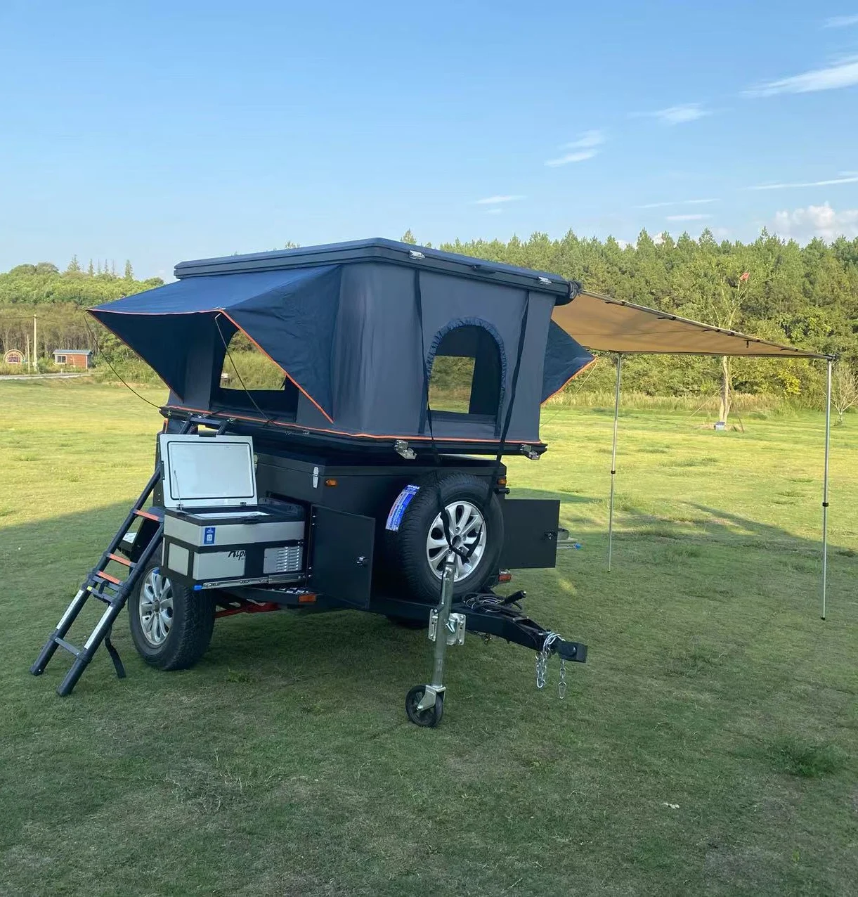 Factory Small trailer off-road vehicle trailer tent RV compact offroad camper trailers caravan
