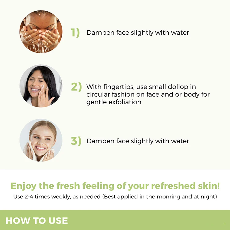 2022 most popular Wholesale Private Label Extract Brightening Cleaning Facial Body Scrub