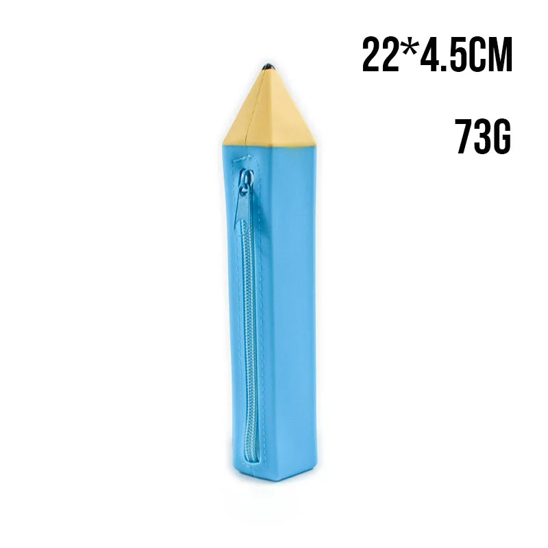 Wholesale Colorful Silicone Waterproof Pencil Cases for Stationary Supplies
